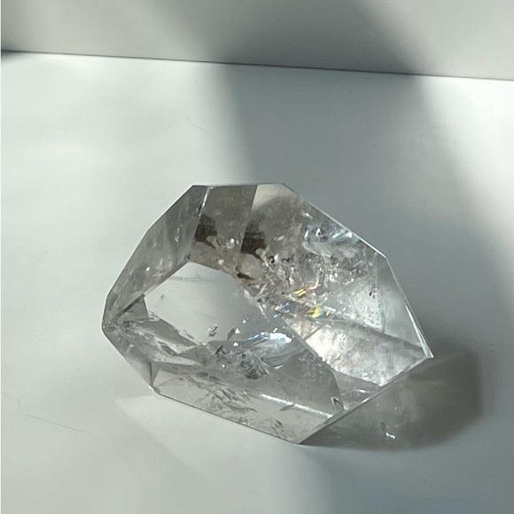 Clear Quartz Freeform With Rainbows - Picture 9 of 13